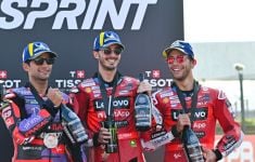 Pengakuan Pecco setelah Dapat Rezeki Nomplok di Sprint MotoGP Emilia Romagna - JPNN.com