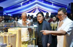 Menteri Erick Hadiri Groundbreaking Mandiri Financial Centre di PIK 2 - JPNN.com