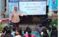 Semarakkan Literasi di Masyarakat, TBM Bukit Duri Bercerita Gelar Baca Nyaring - JPNN.com