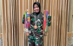 Serka Dini Mitasari, Srikandi Atlet Sepak Takraw Berbaju Loreng - JPNN.com