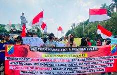 Gerakan Mahasiwa dan Pemuda Sulsel Berdemonstrasi di Depan Istana Presiden, Begini Tuntutannya - JPNN.com