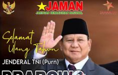 Prabowo Subianto Ulang Tahun, JAMAN: Selamat Memperjuangkan Kemandirian Nasional - JPNN.com