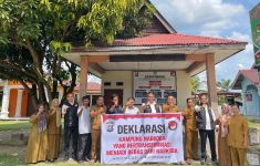 Bersama Masyarakat, Polres Rohul Deklarasi Kampung Bebas Narkoba di Desa Puo Raya - JPNN.com