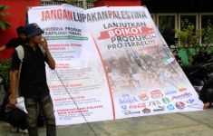 Aksi Solidaritas Palestina, Mahasiswa Serukan Boikot Produk Terafiliasi Israel - JPNN.com