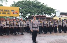 Polres Rohil Kerahkan 363 Personel Amankan Pilkada 2024, Ini Pesan AKBP Isa - JPNN.com