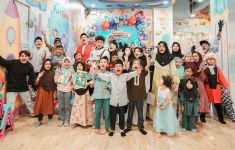 Shindy Fioerla Ajak Puluhan Anak Yatim Rayakan Ulang Tahun Noah - JPNN.com