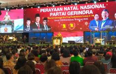 Perayaan Natal Tahun 2024 Bareng Gerindra Doakan Pemerintahan Prabowo - JPNN.com