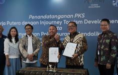 ITDC & Jasaraharja Putera Resmikan Kontrak Asuransi Aset Pertamina Mandalika International Circuit - JPNN.com