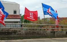 Bendera PSI Perorangan Berkibar di Sejumlah Ruas Jalan Jakarta - JPNN.com