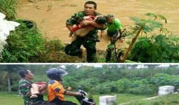 Lihat! Anggota TNI Berusaha Selamatkan Anak Tenggelam - JPNN.com