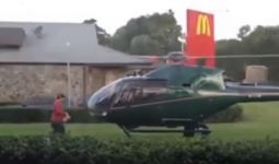 Saking Lapar, Pria Ini Daratkan Helikopternya di Dekat McDonald's - JPNN.com
