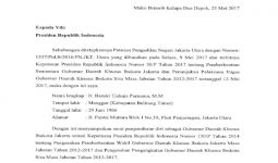 Ini Penampakan Surat Ahok Kepada Presiden Jokowi - JPNN.com