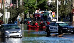 Banjir Besar Hantam Amerika, Jalanan New York Berubah Jadi Sungai - JPNN.com