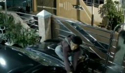 Lihat, Orang Ini Nekat Mencuri Spion Mobil di dalam Garasi - JPNN.com