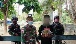 Pria Ini Diamankan Pasukan TNI, Tak Bisa Berkutik - JPNN.com