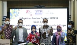 Program Go Global Sukses, Bank BJB dan VTP Logistics Melepas EkSpor UMKM Binaan - JPNN.com