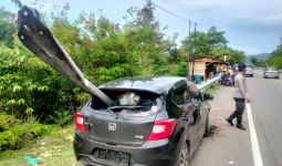 Kecelakaan yang Dialami Sopir Honda Brio Ini Mengerikan Sekali - JPNN.com