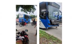 Bus TransJakarta Kecelakaan Lagi, Gegara Ditinggal Sopir Pipis - JPNN.com