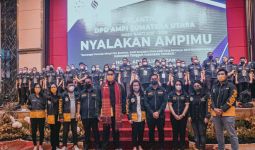 AMPI Sumut Dilantik, Teriakan Airlangga Presiden-Ijeck Gubernur Menggema - JPNN.com