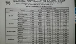 Pengumuman, Per 3 Januari 2022 Tarif Tol Surabaya-Gresik Naik - JPNN.com