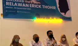 The ETeam Medan Dukung Erick Thohir Capres 2024, Siap Berjuang Hingga Garis Terakhir - JPNN.com