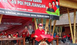 Beri Kado Terindah Buat Ultah Bu Mega, Yasonna dan Kader PDIP Tanam Pohon Cemara Udang - JPNN.com