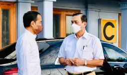 Luhut Binsar Hanya Mengantar, Presiden Lalu Berangkat dengan Erick Thohir - JPNN.com