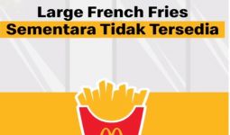 Aduh, McDonald's Tak Lagi Jual French Fries Ukuran Besar - JPNN.com