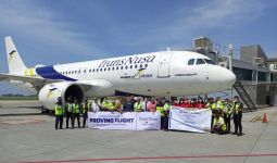 Siap Mengudara Kembali, TransNusa Sukses Mendarat di Bandara Internasional Yogyakarta - JPNN.com