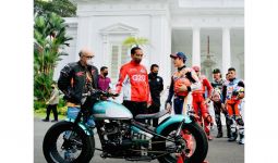 Bamsoet dan Jokowi Menjamu Pembalap MotoGP dengan Wedang Jahe di Istana Negara - JPNN.com
