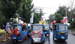 Ratusan Mahasiswa Konvoi di Kota Tua Jakarta dan Dukung Ganjar Presiden 2024 - JPNN.com