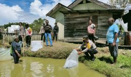 Polisi Bagikan Benih Ikan kepada Warga di Pedalaman Papua - JPNN.com