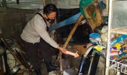 Tabung Gas Meledak, Rumah Nenek Sanun Hangus Terbakar pada Malam Takbiran - JPNN.com