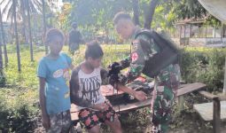 TNI Layani Kesehatan Warga di Perbatasan Papua, Veronica Wei Bilang Begini - JPNN.com