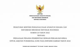 PermenPAN-RB Nomor 20 Tahun 2022: 9 Kriteria Pelamar PPPK Guru, Jangan Kaget Baca Poin 6 - JPNN.com