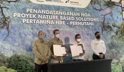 Dorong Nol Emisi Karbon, Pertamina NRE dan Perhutani Kembangkan NBS - JPNN.com