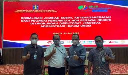 PPNPN Ditjen AHU Kemenkumham RI Ikuti Sosialisasi Program BPJamsostek - JPNN.com