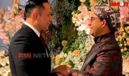 Anies, AHY, dan Surya Paloh Tampak Harmonis di Pernikahan Mutiara Baswedan - JPNN.com