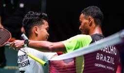 Tokyo 2022: Sebelum Tersenyum, Ginting Bilang Ygor Coelho Agak Menakutkan - JPNN.com