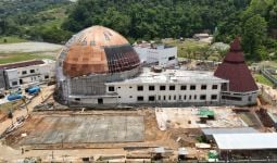 Pembangunan Gedung PCHY Capai 84 persen, Ditargetkan Rampung Oktober 2022 - JPNN.com