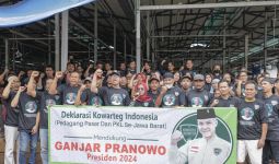 Pedagang Pasar dan Kowarteg Bekasi Dukung Ganjar Maju di Pilpres - JPNN.com