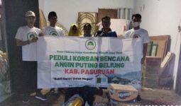 Sukarelawan Santri Dukung Ganjar Salurkan Bantuan untuk Korban Bencana Alam di Pasuruan - JPNN.com