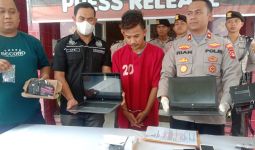 Maling Toko Laptop di Palembang Ditangkap, Lihat Ekspresinya - JPNN.com