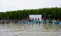 Bekasi Fajar Industrial Estate Tanam 20.500 Mangrove di Muara Gembong - JPNN.com