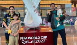Raffi Ahmad Bawa Keluarga ke Piala Dunia 2022 Qatar, Wajah Rayyanza Jadi Sorotan - JPNN.com