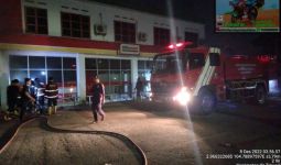 Ruko Alfamart Pom Bensin di Palembang Kebakaran, 3 Unit Branwir Dikerahkan - JPNN.com