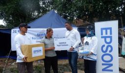 Epson Indonesia & IEI Berikan Donasi Kepada Korban Gempa Cianjur - JPNN.com