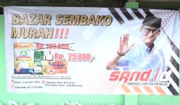 Sukarelawan Sandiaga Uno Salurkan Ratusan Kupon Sembako Murah di Belitung - JPNN.com