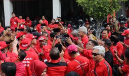 Kehadiran Ganjar di JIExpo Kemayoran Disambut Teriakan Presiden oleh Kader PDIP - JPNN.com