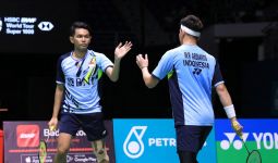 Lecutan Semangat Fajar/Rian seusai Bikin Rekor Baru di Malaysia Open 2023 - JPNN.com